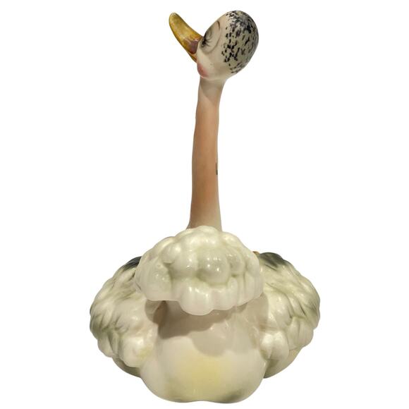 Vintage Josef Originals Mother Ostrich Figurine Japan Hand Painted Ceramic Bird - Picture 5 of 16